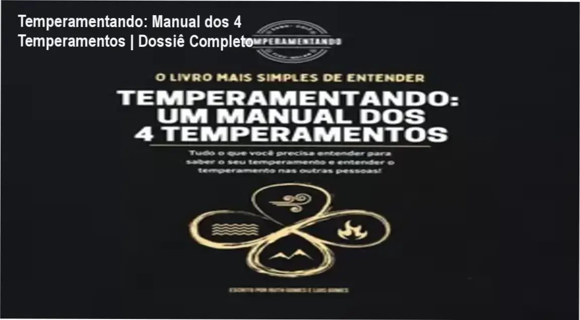 Capa do e-book Temperamentando: Um Manual dos 4 Temperamentos