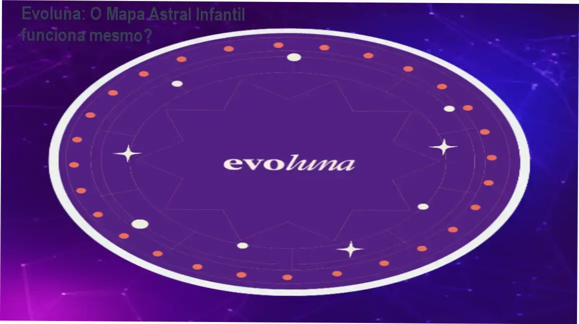 Mapa Astral Completo Infantil da Evoluna apresentando detalhes do relatório personalizado para pais
