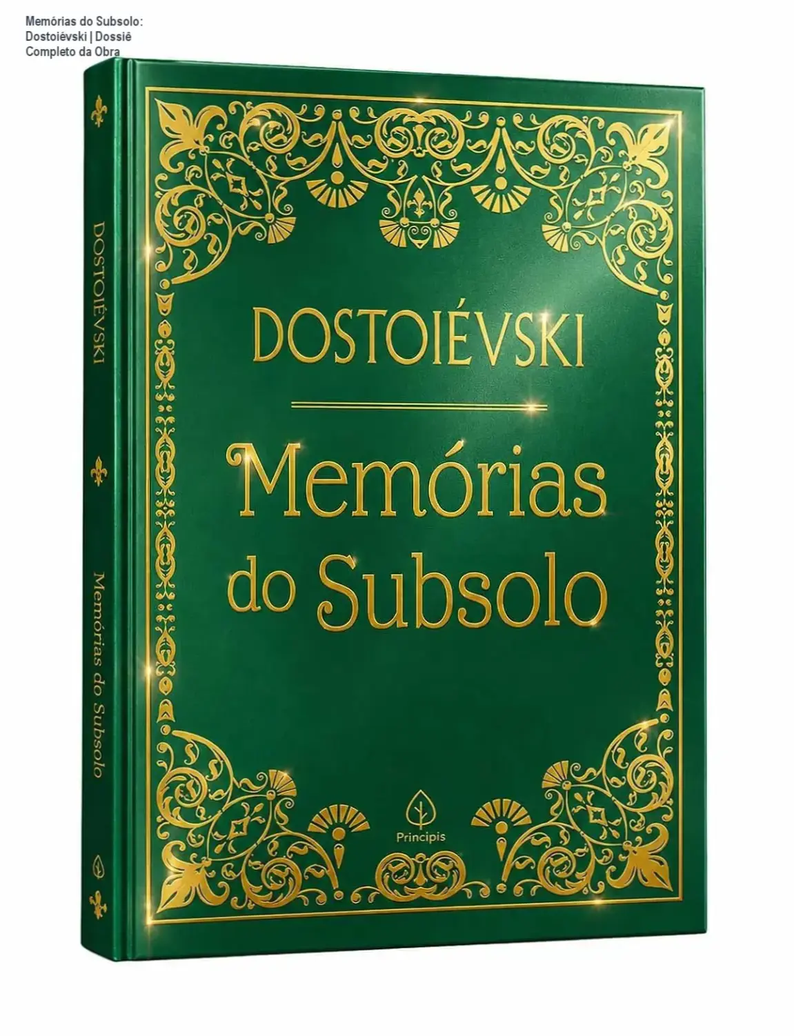 Capa do livro Memórias do Subsolo de Fiódor Dostoiévski em contexto de leitura