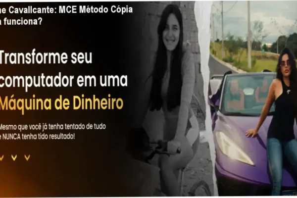 Interface do aplicativo MCE Método Cópia Exata de Daiane Cavallcante revelando bastidores do curso