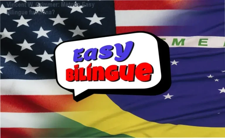 Interface e bastidores do Método Easy Bilíngue de Vincent W. Grimmer em dispositivos móveis