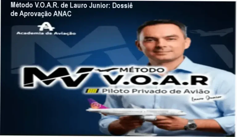 Interface do curso online Método V.O.A.R. de Lauro Junior com simulados e aulas