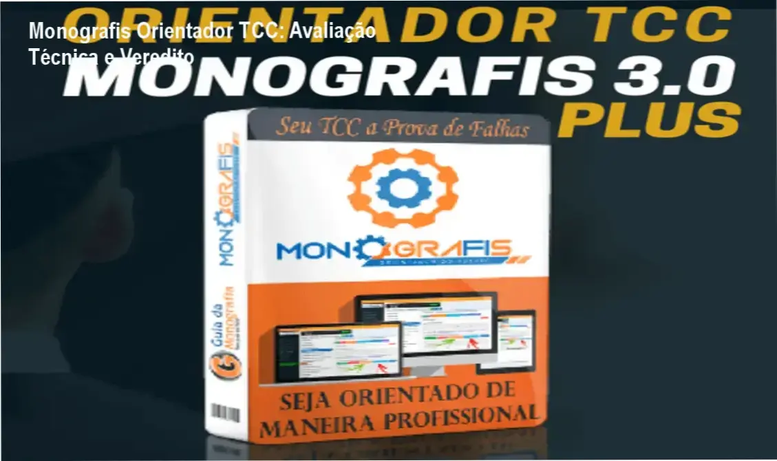 Interface da plataforma Monografis demonstrando a estruturação de TCC via Método em Blocos
