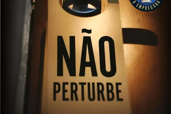 Capa do livro Não Perturbe de Freida McFadden em formato ebook