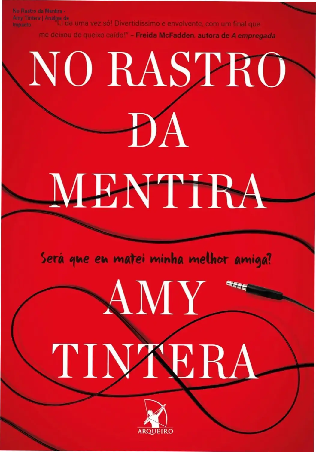 Capa do livro No Rastro da Mentira de Amy Tintera em formato digital