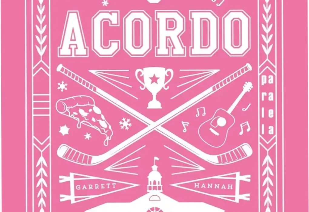 Capa do livro O Acordo de Elle Kennedy, volume 1 da série Amores Improváveis