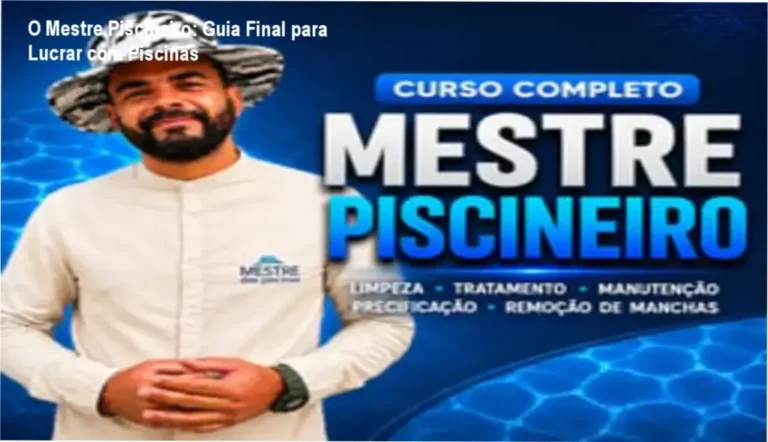 O Mestre Piscineiro - Neldson Batista demonstra técnicas práticas de manutenção profissional em piscinas