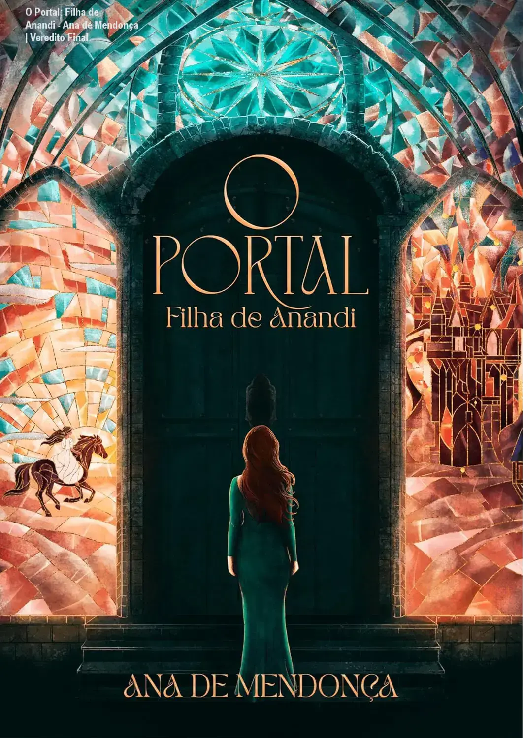 Capa do livro O Portal Filha de Anandi de Ana de Mendonça em formato digital