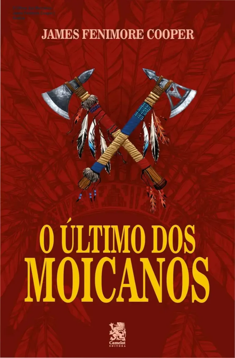 Capa do livro O Último dos Moicanos de James Fenimore Cooper em formato digital.
