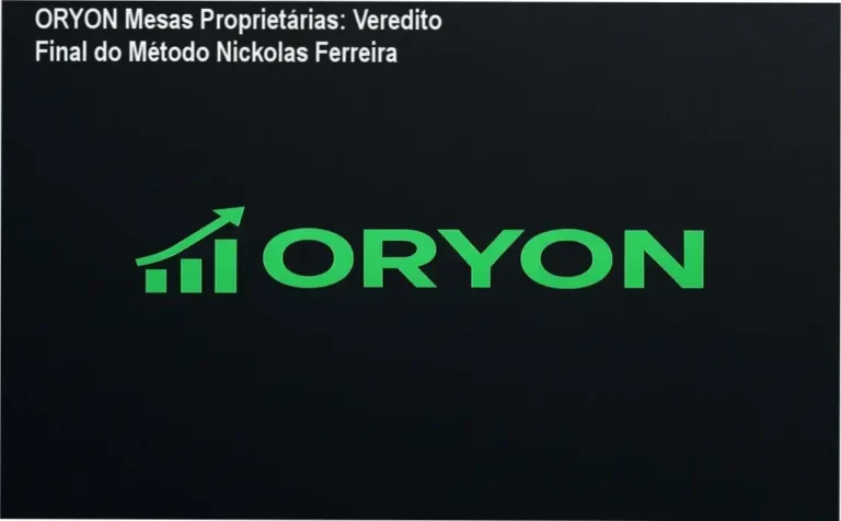 Nickolas Ferreira operando ao vivo a estratégia matemática do ORYON para aprovação em mesas proprietárias