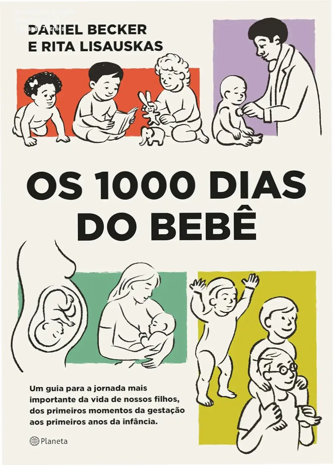 Capa do ebook Os 1000 dias do bebê ilustrando a jornada do desenvolvimento infantil