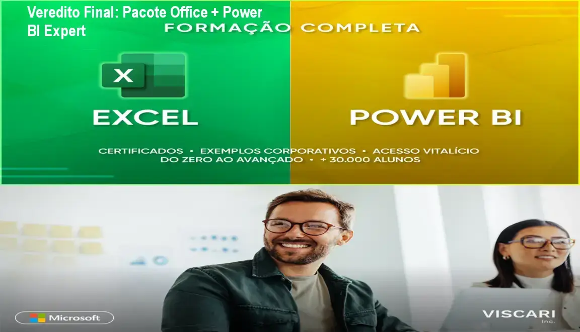 Pacote Office + Power BI Expert do Victor: visão interna da plataforma e módulos de IA