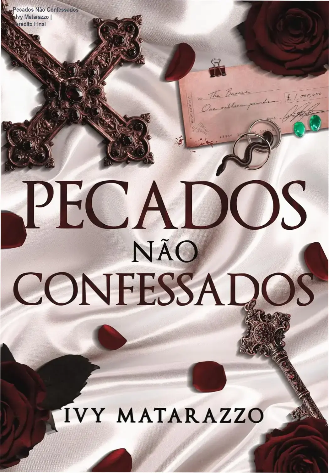 Capa do ebook Pecados Não Confessados de Ivy Matarazzo apresentando romance tabu
