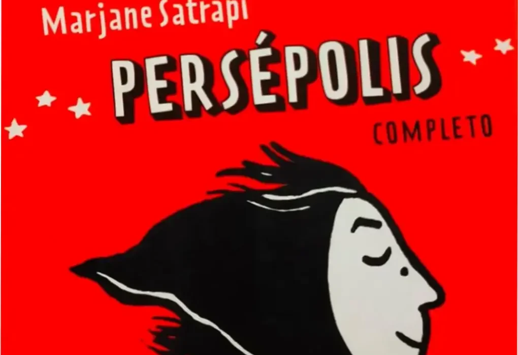 Capa da edição completa de Persépolis de Marjane Satrapi em quadrinhos