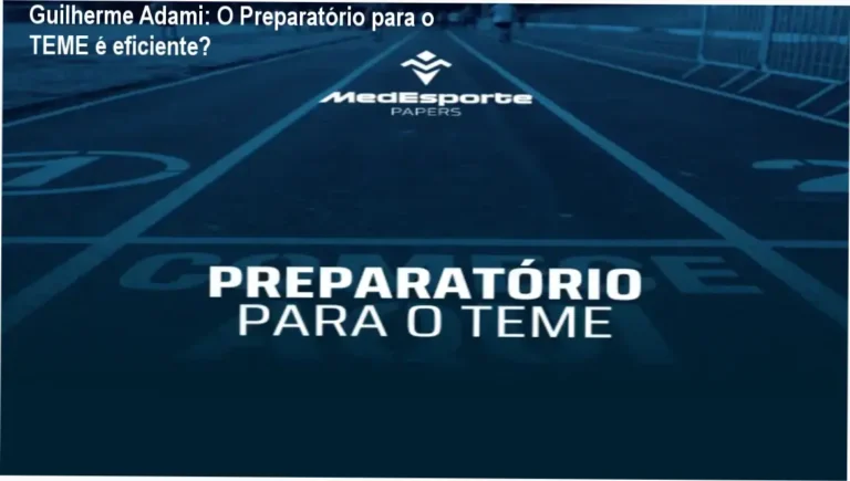 Visão interna da plataforma de estudos do Preparatório para o TEME de Guilherme Alfonso Vieira Adami