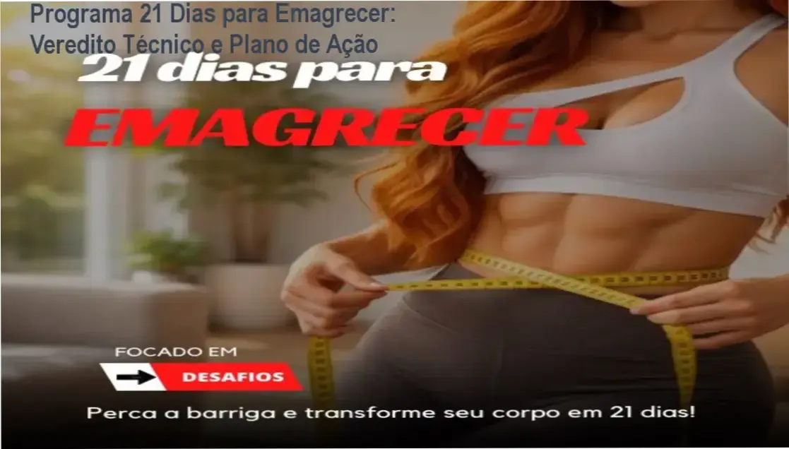 Mulher seguindo o cronograma de treinos e dieta do Programa 21 Dias para Emagrecer