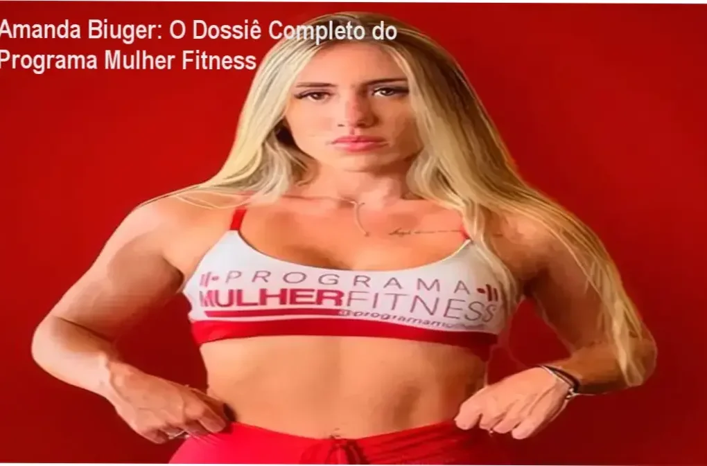 Interface do aplicativo e bastidores da metodologia do Programa Mulher Fitness de Amanda Biuger