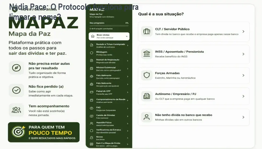 Visão interna do Protocolo Nádia Pace revelando o funcionamento do método de blindagem de renda