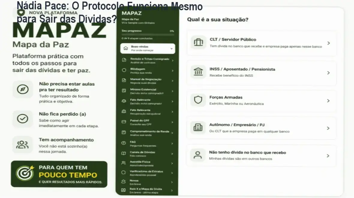 Nádia Pace: O Protocolo Funciona Mesmo para Sair das Dívidas? 2 https://cursoss.com.br/protocolo-nadia-pace-como-sair-das-dividas/ Bastidores do método Nádia Pace e visualização da plataforma de ensino