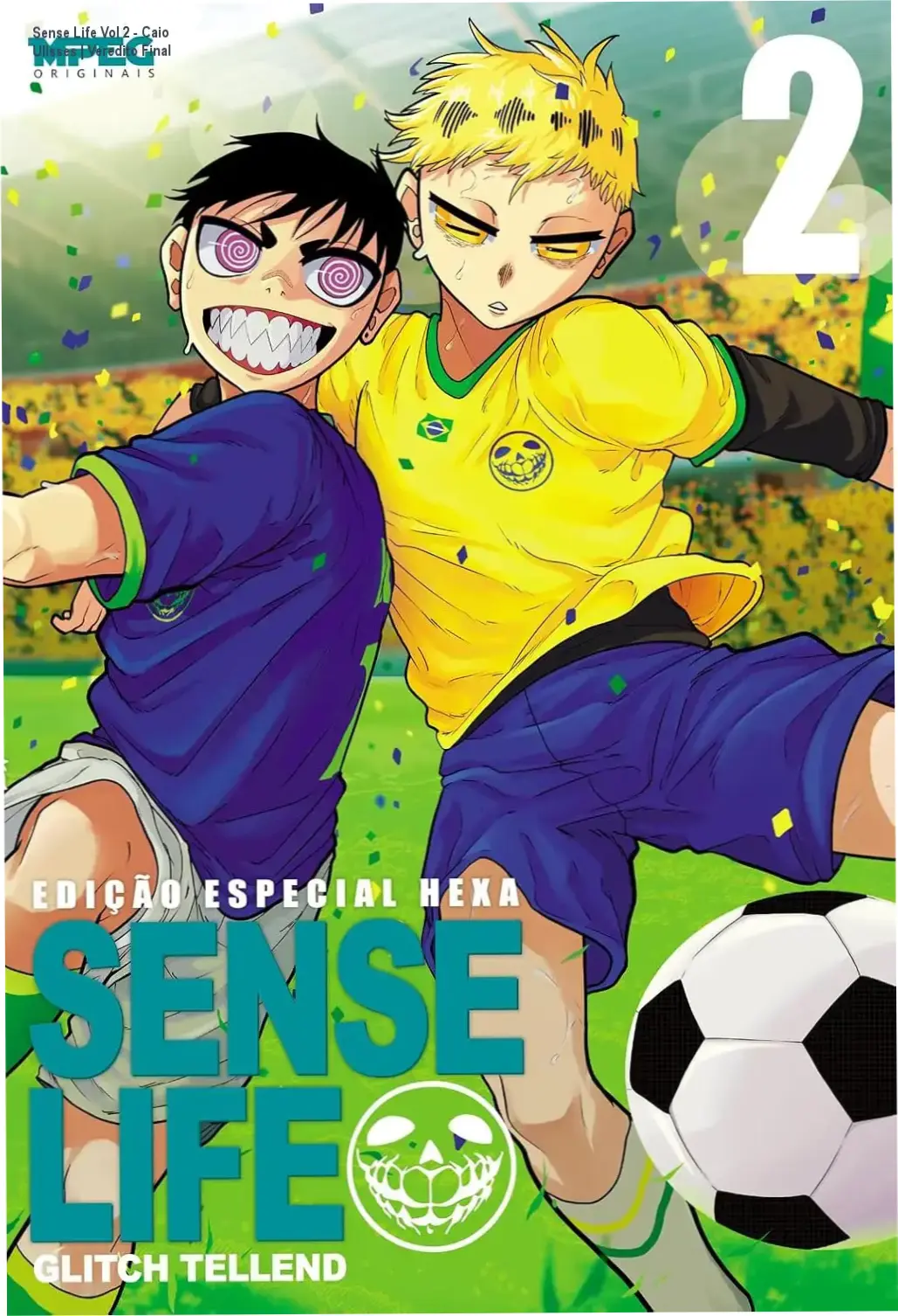 Capa do mangá Sense Life Volume 2 edição limitada Hexa 2026 de Caio Ulisses