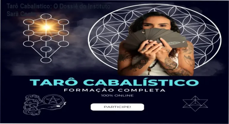 Visão interna do método de Tarô Cabalístico do Instituto Sarä Costa mostrando a conexão entre arcanos e a Árvore da Vida