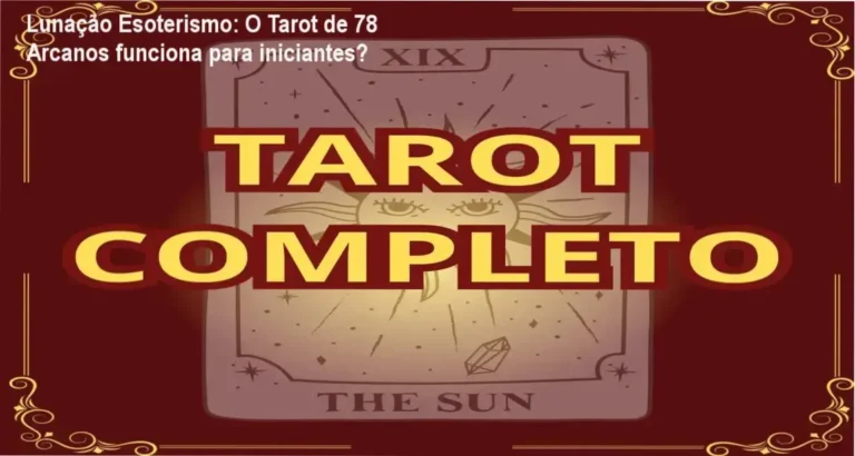 Interface de aulas do curso Tarot Completo da Lunação Esoterismo mostrando a profundidade do conteúdo
