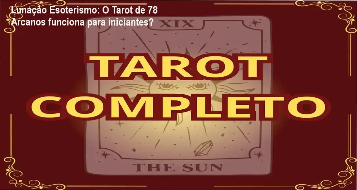 Interface de aulas do curso Tarot Completo da Lunação Esoterismo mostrando a profundidade do conteúdo