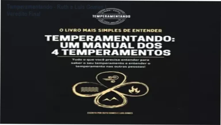 Capa do e-book Temperamentando apresentando o guia dos quatro temperamentos