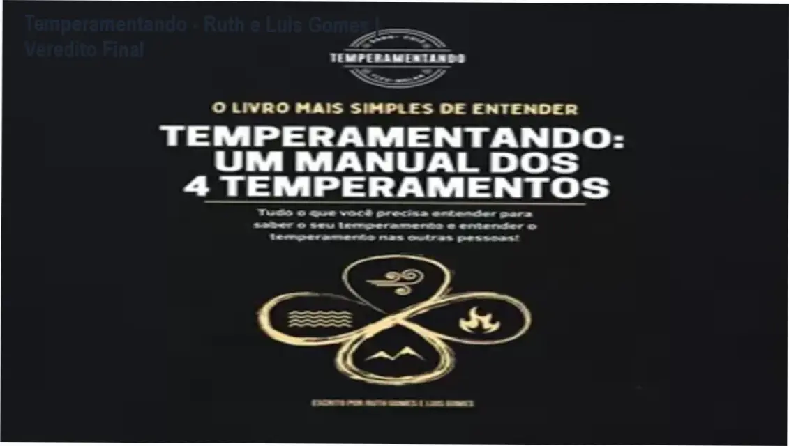 Capa do e-book Temperamentando apresentando o guia dos quatro temperamentos