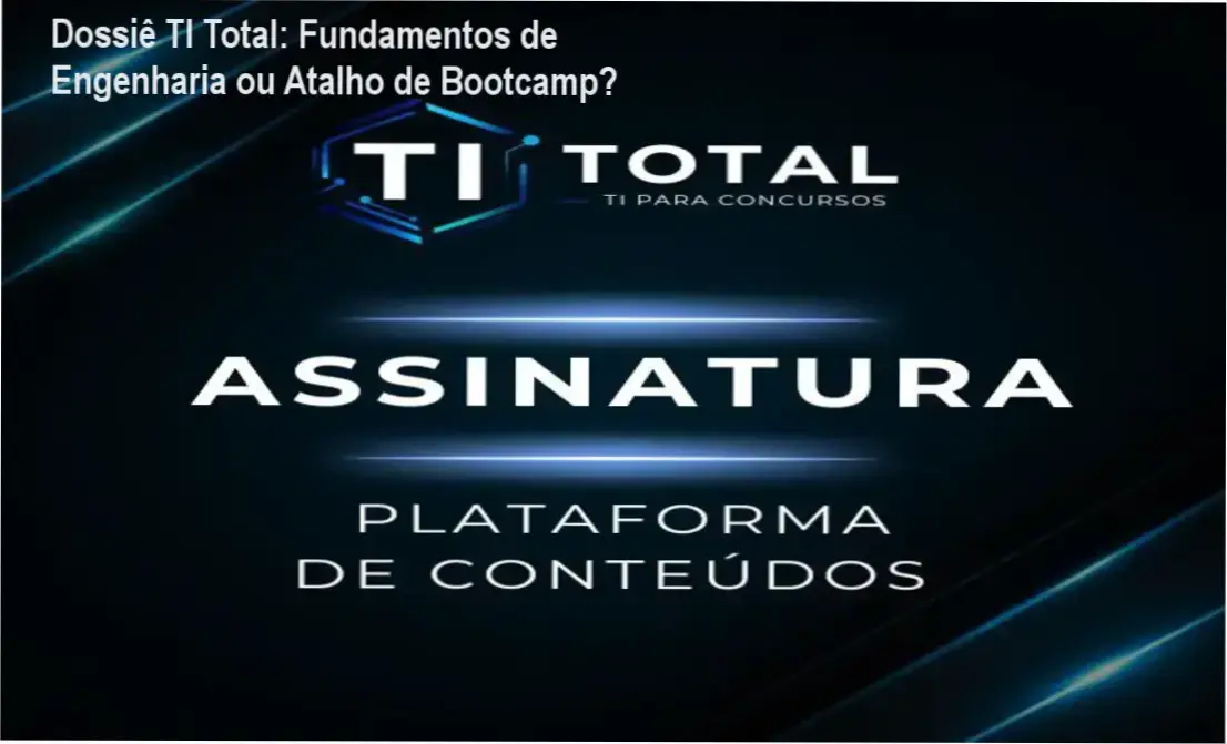 Dossiê TI Total: Fundamentos de Engenharia ou Atalho de Bootcamp? 2 https://cursoss.com.br/magica-felipe-barbieri-avaliacao-tecnica-veredito/ TI Total bastidores da plataforma e estrutura dos laboratórios práticos