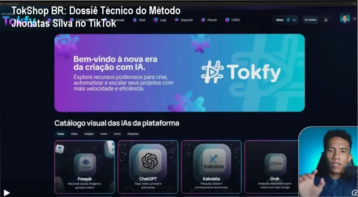 Dashboard do TikTok Ads mostrando campanhas de dropshipping configuradas via método TokShop BR