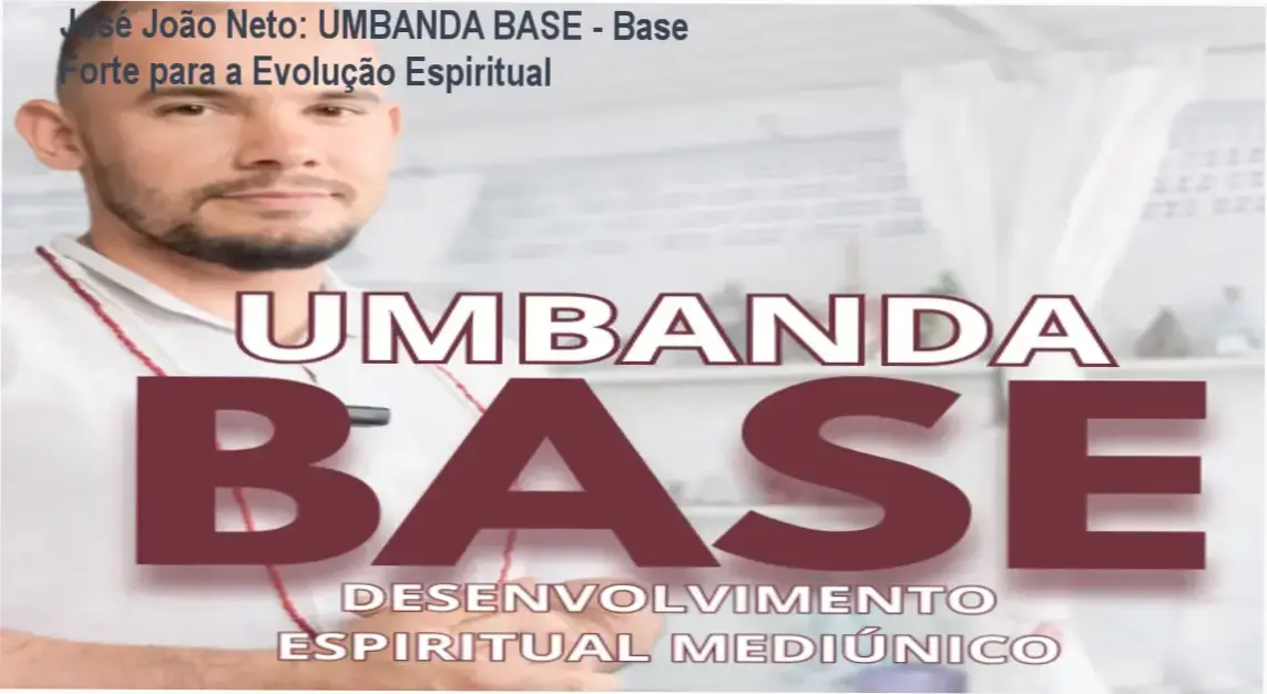 Visão interna do curso UMBANDA BASE com José João Neto, sacerdote experiente no Terreiro de Umbanda.