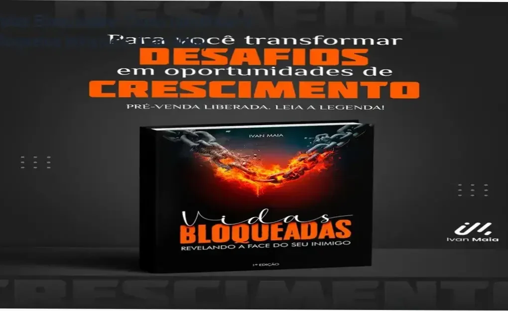 Capa do e-book Vidas Bloqueadas de Ivan Maia sobre diagnóstico de bloqueios emocionais