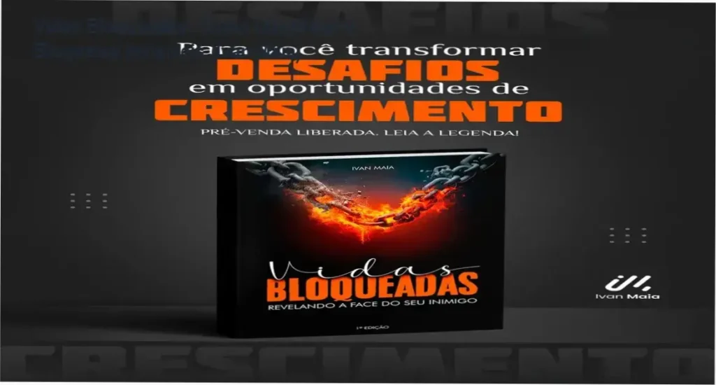 Capa do e-book Vidas Bloqueadas de Ivan Maia sobre diagnóstico de bloqueios emocionais