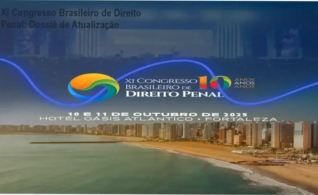 Representação de debate jurídico sobre o XI Congresso Brasileiro de Direito Penal