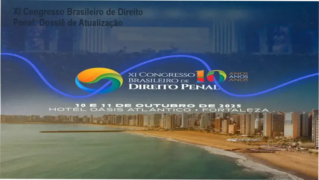 Representação de debate jurídico sobre o XI Congresso Brasileiro de Direito Penal