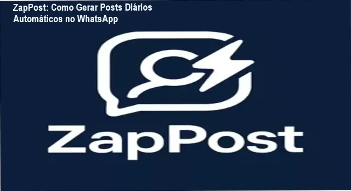 Tela do WhatsApp mostrando posts prontos com imagem, legenda e hashtags enviados pelo ZapPost