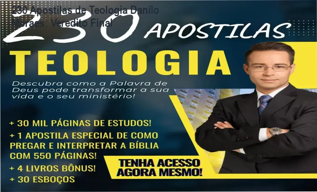 Coleção digital de 230 apostilas de teologia em PDF do Instituto Bereana
