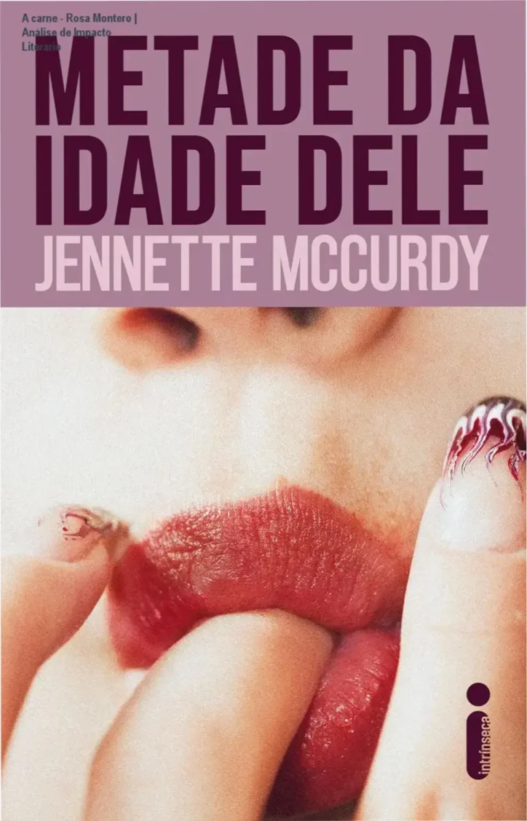 Capa do livro A carne de Rosa Montero representando literatura contemporânea e erotismo