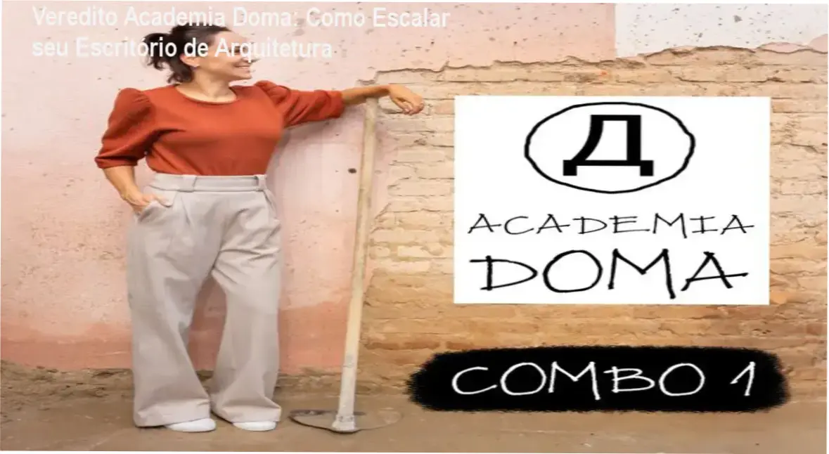 Visão geral dos processos de gestão e escalabilidade da Academia Doma Arquitetura