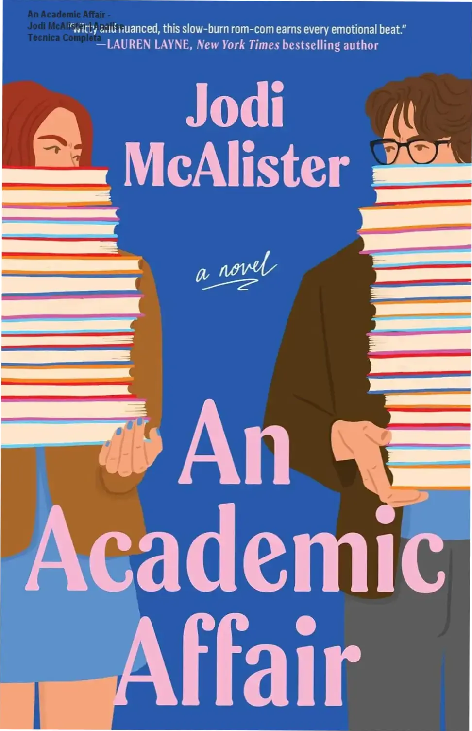 Capa do ebook An Academic Affair de Jodi McAlister em dispositivo digital