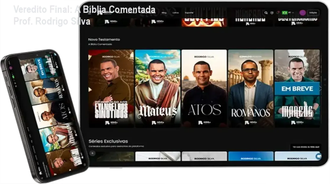 Veredito Final: A Bíblia Comentada Prof. Rodrigo Silva 2 https://cursoss.com.br/curso-auxiliar-administrativo-portal-jovem-empreendedor-analise/ Professor Rodrigo Silva e a interface do curso A Bíblia Comentada focada em arqueologia bíblica