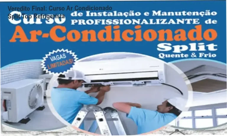 Técnico realizando a instalação de um ar condicionado Split Hi-Wall seguindo o método Top Refrigerista