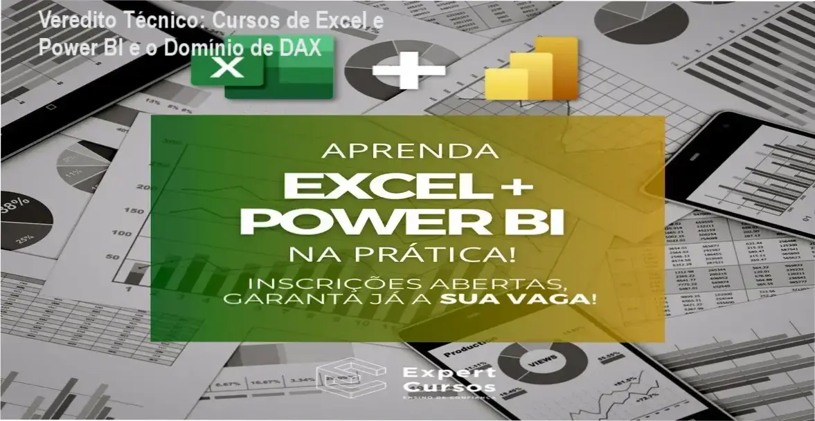 Interface de dashboard profissional integrando dados de Excel e Power BI