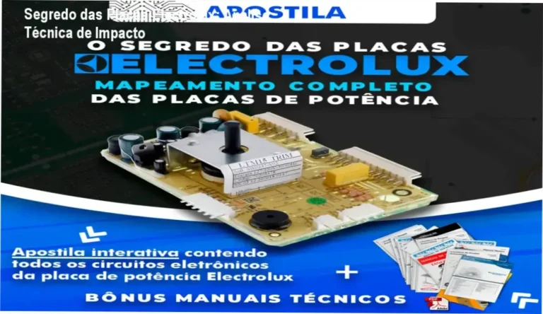 Técnico em eletrônica utilizando a Apostila Segredo das Placas Electrolux para reparo de circuito