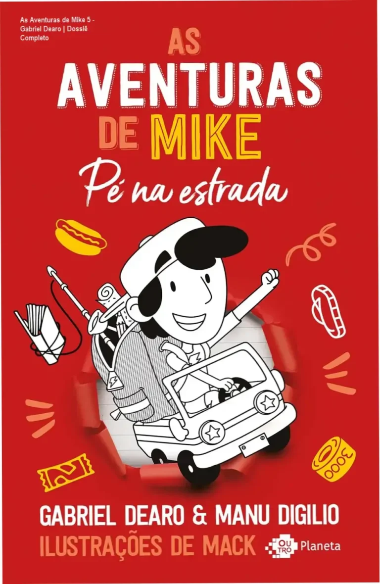 Capa do livro As Aventuras de Mike 5 Pé na Estrada em formato digital