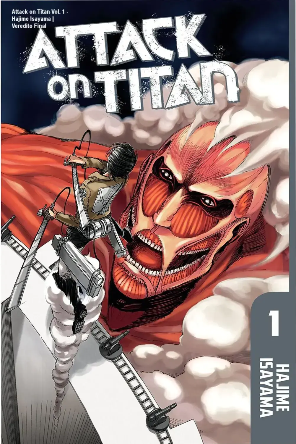 Capa do eBook Attack on Titan Volume 1 de Hajime Isayama para Kindle