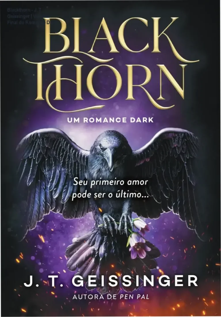 Capa do livro Blackthorn de J. T. Geissinger, romance dark com temática de suspense