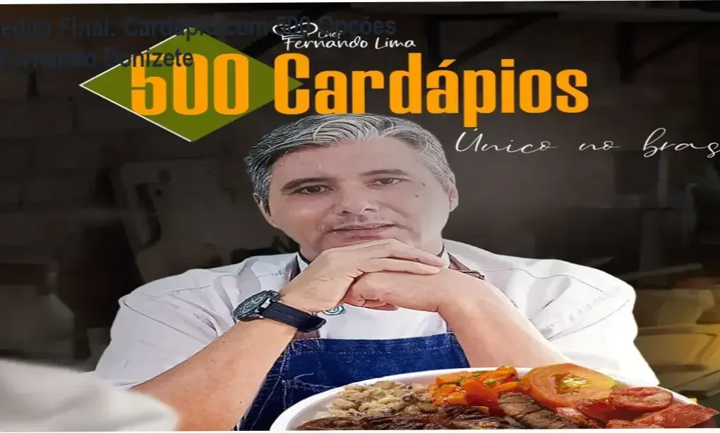 Exemplo de planejamento de menus para restaurantes e marmitarias utilizando o ebook de 500 opções
