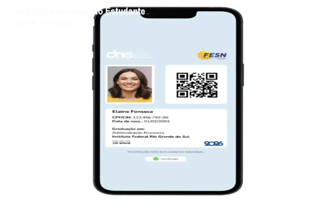 Carteirinha Nacional do Estudante Digital: Veredito Final 2 https://cursoss.com.br/salgados-de-forno-profitavel-guia-definitivo-para-lucrar-com-receitas-caseiras/ Smartphone exibindo a Carteirinha Nacional do Estudante Digital para acesso a meia-entrada